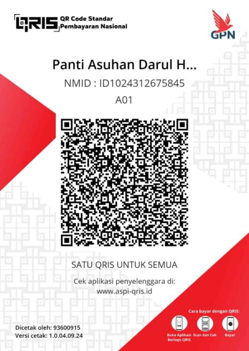 QRIS Donasi Darul Husna
